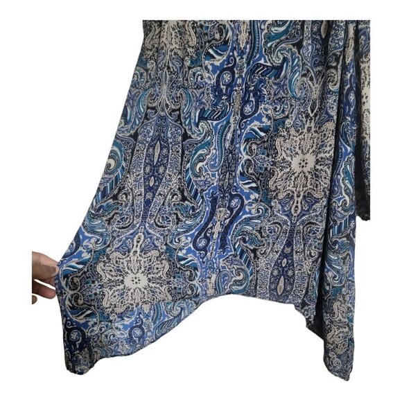 Sami & Jo Shirt Womens 1X Multicolor Pullover Blouse Boho Career Vacation - Picture 3 of 8